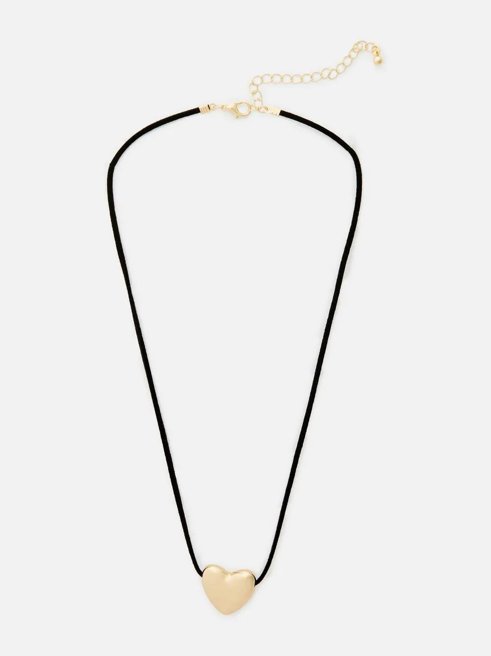 Cord Heart Pendant Necklace