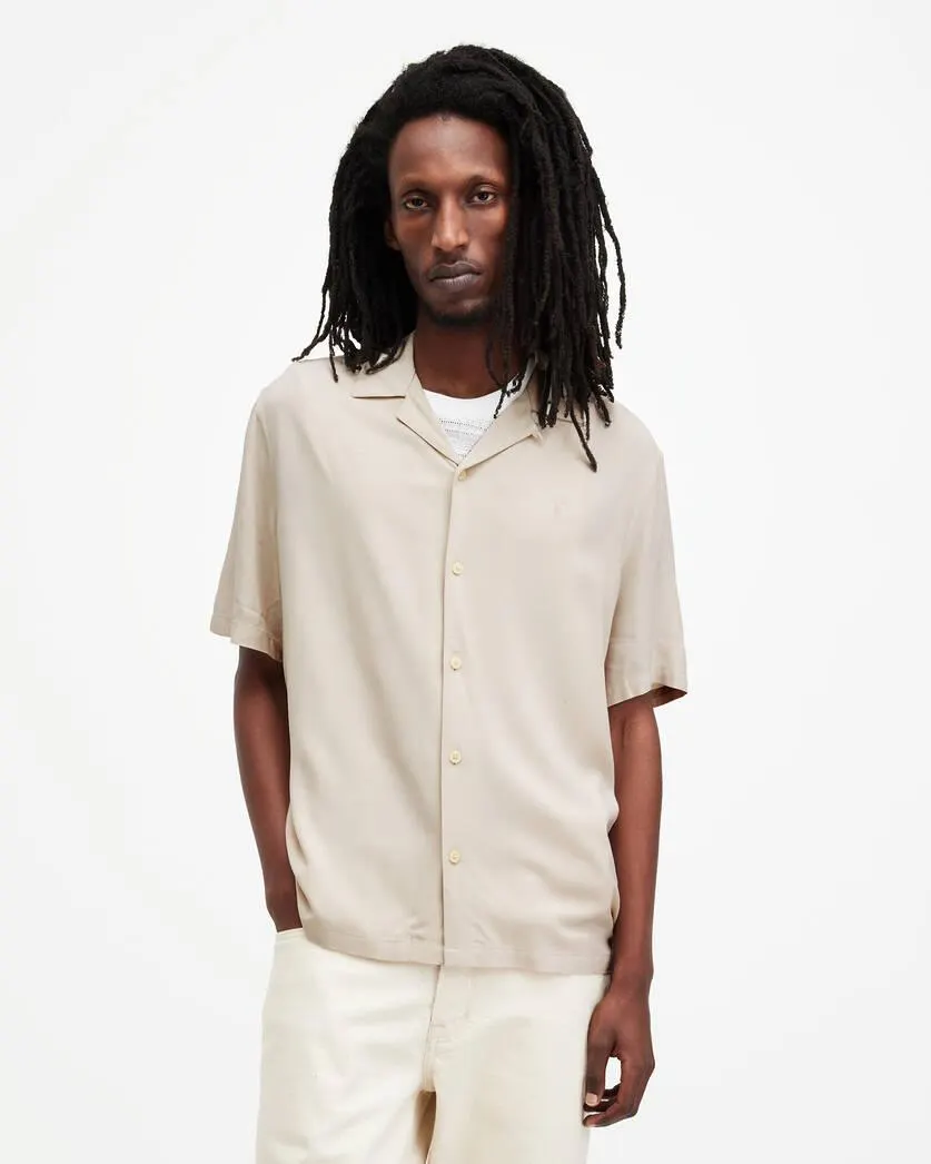 Venice Camp Collar Ramskull Shirt