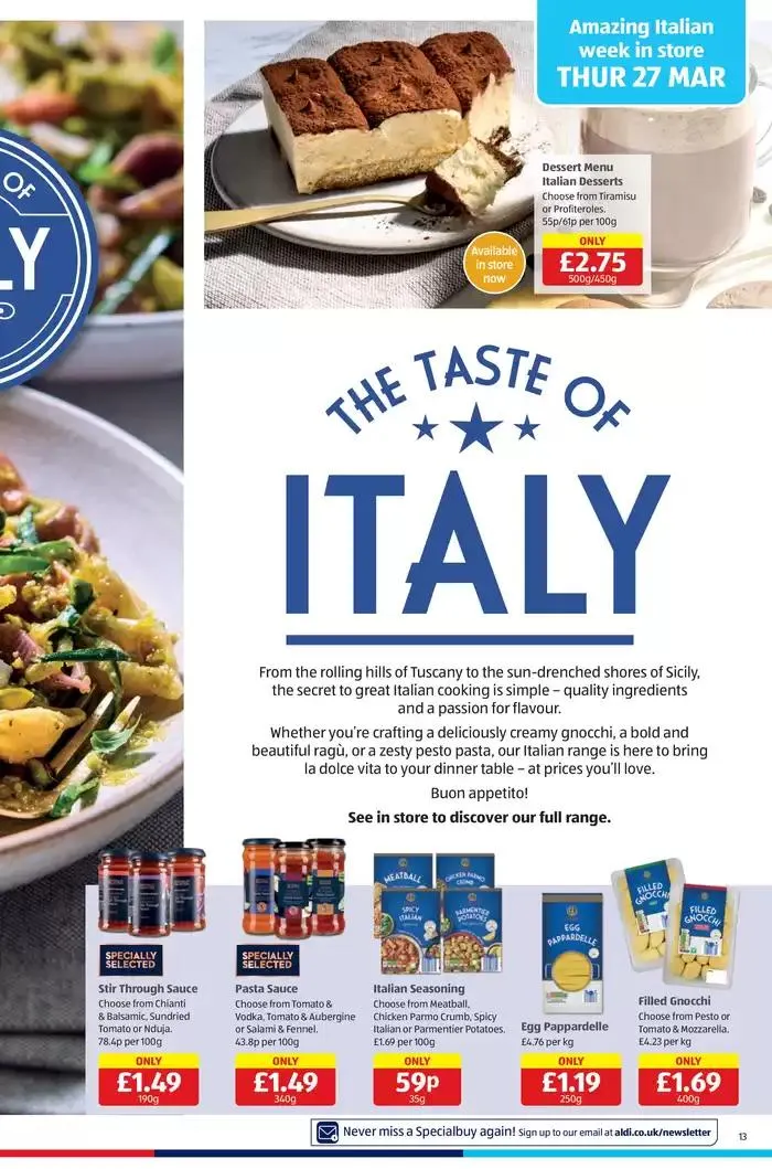 Aldi weekly offers from 27 March to 30 March 2025 - Catalogue Page 13