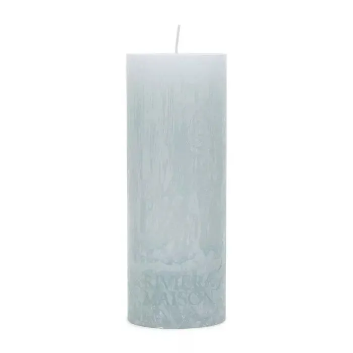 Pillar Candle, Light Blue, 7x18