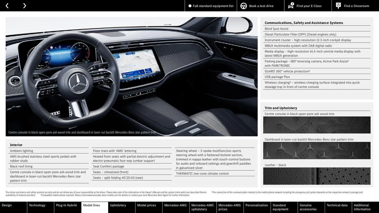Mercedes Benz New E-Class Saloon from 31 August to 31 August 2025 - Catalogue Page 25