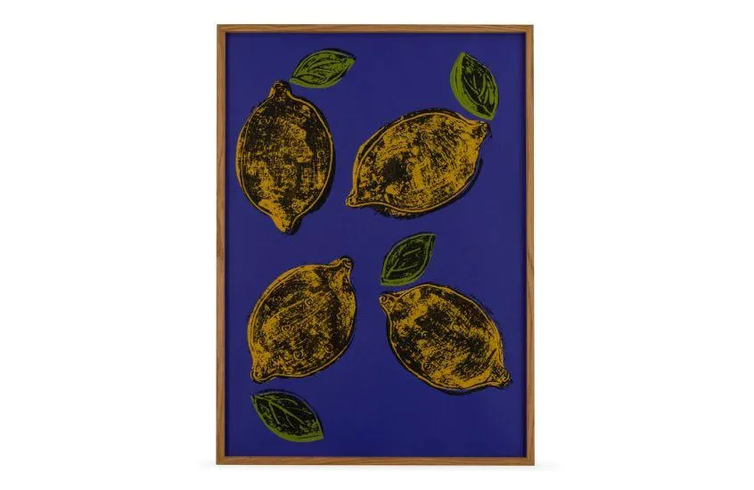 Frutteto Limone on Blue Print 50 x 70cm