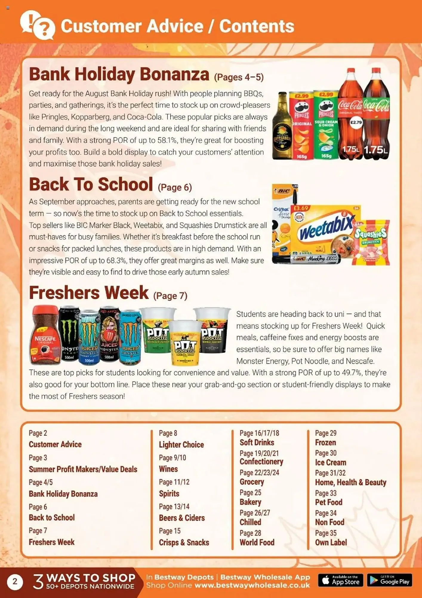 Bestway leaflet from 15 August to 11 September 2025 - Catalogue Page 2