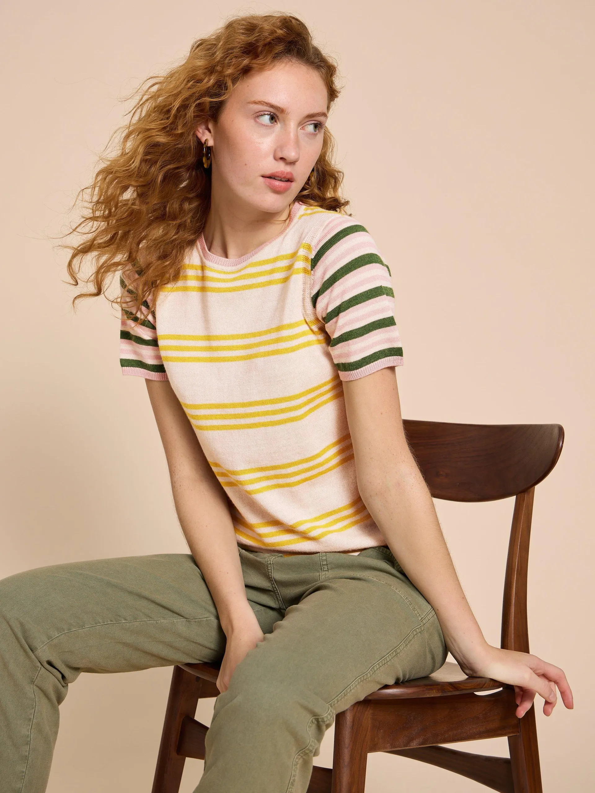 MERINO WOOL CREW TEE JUMPER