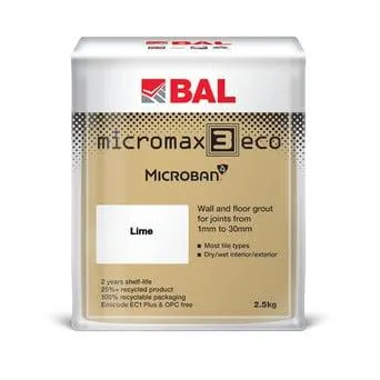 BAL Micromax3 Eco Grout Light Oak 2.5kg