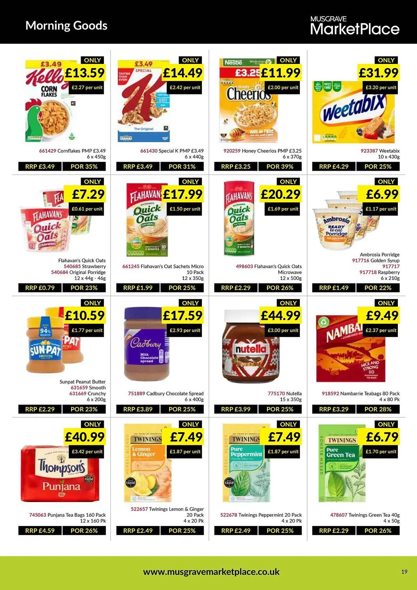 Musgrave MarketPlace leaflet from 5 January to 25 January 2026 - Catalogue Page 19