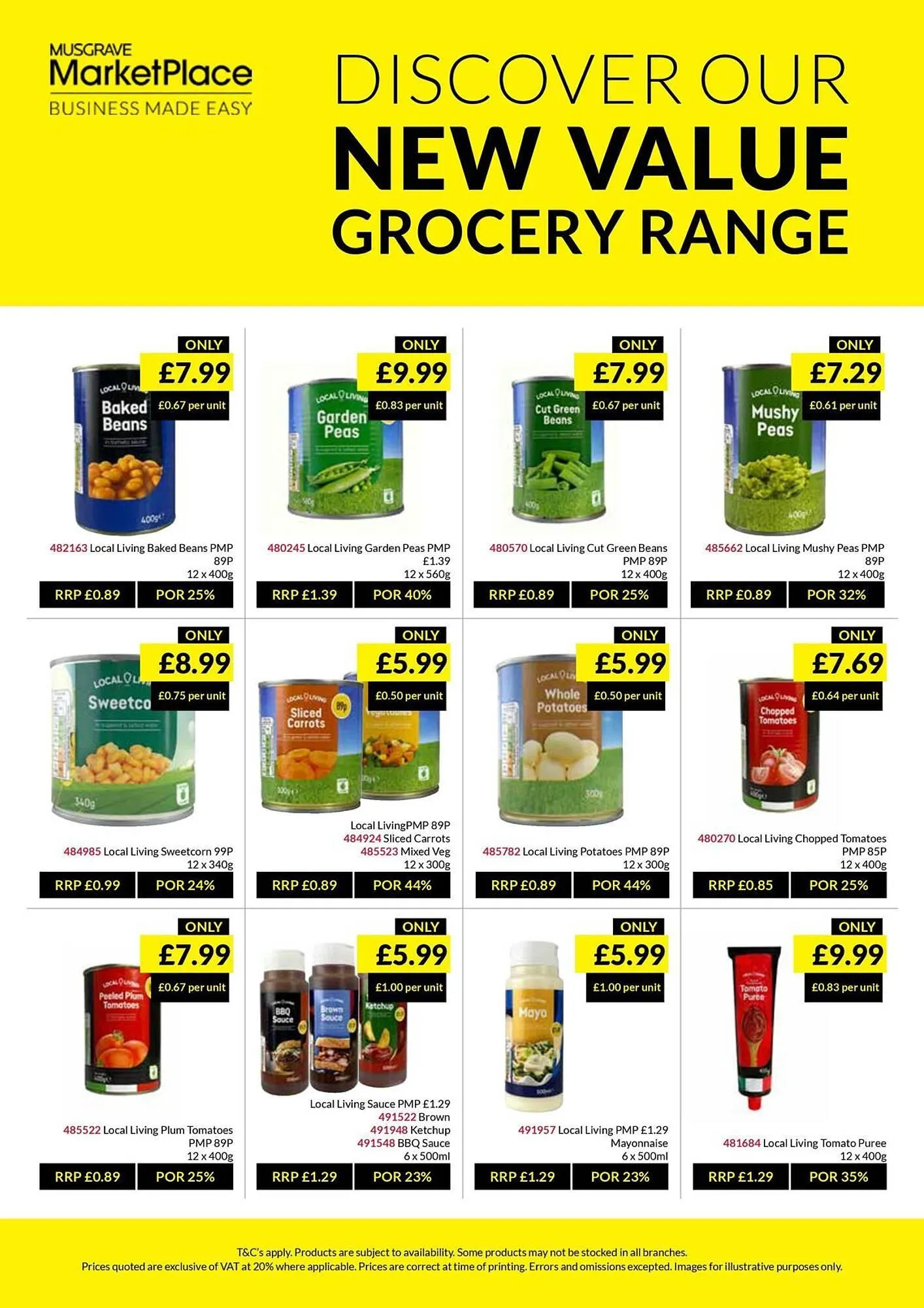 Musgrave MarketPlace leaflet - 1