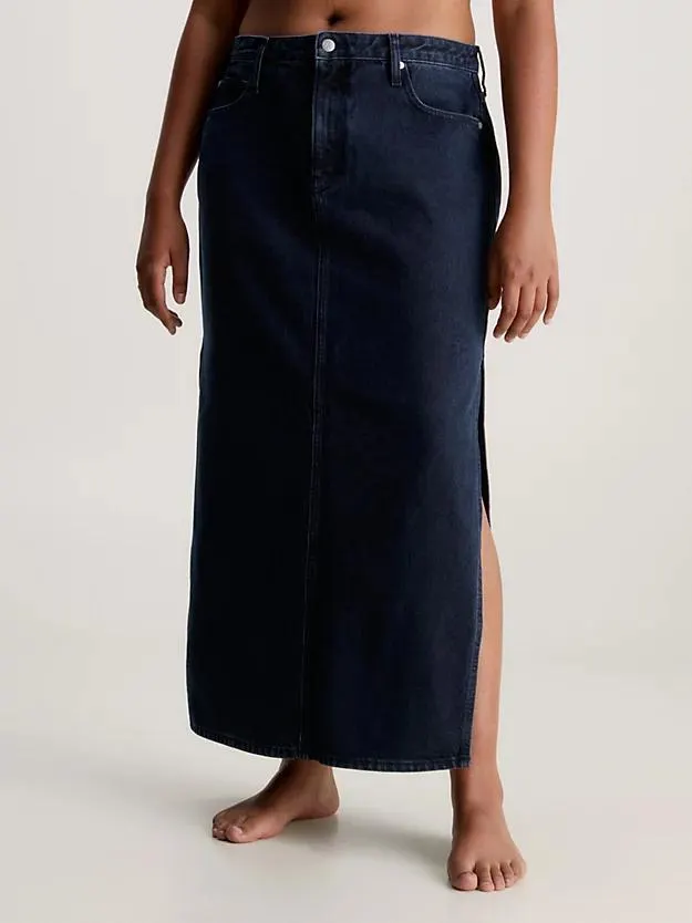 Denim Maxi Skirt