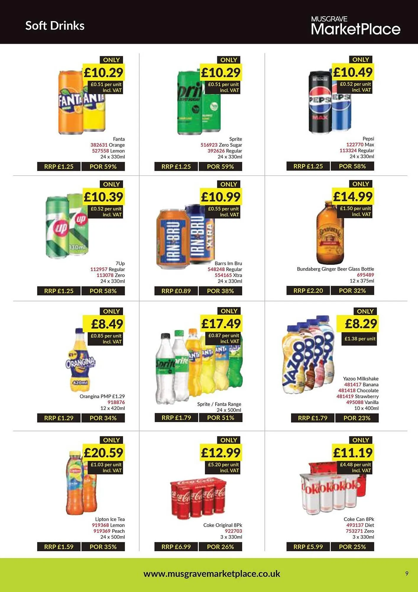 Musgrave MarketPlace leaflet from 14 July to 3 August 2025 - Catalogue Page 9