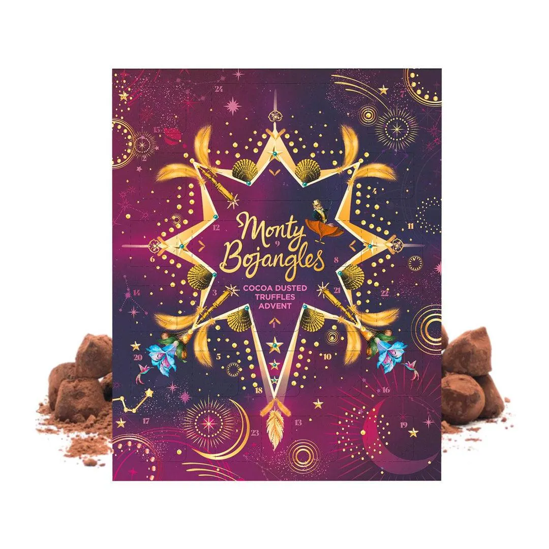 Monty Bojangles Enchanting Winters Night Cocoa Dusted Truffles Advent Calendar