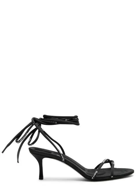 ALEXANDER WANG Helix 65 lace-up woven sandals
