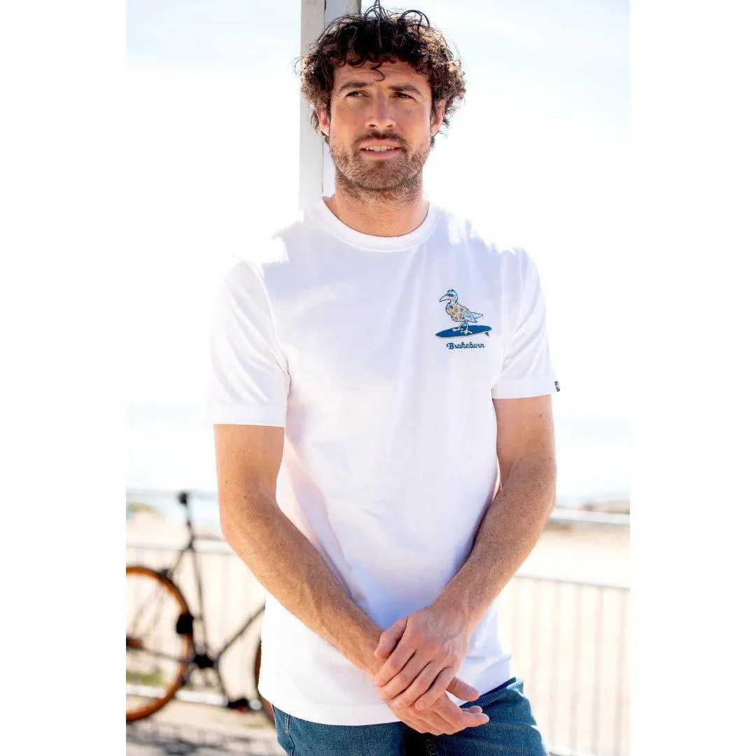 Brakeburn Surf Seagull Tee - White