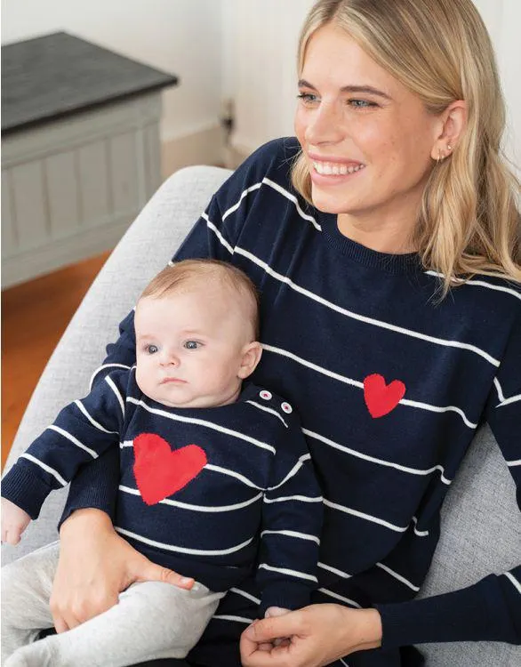 Mama & Mini Nautical Cotton Jumpers