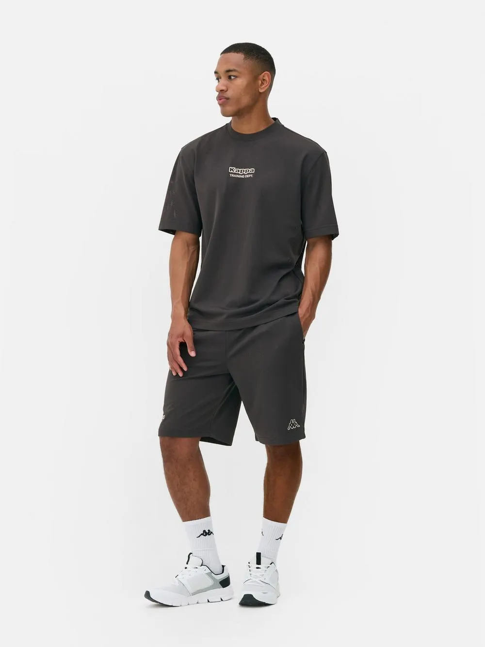 Camiseta de malla con manga corta de Primark x Kappa