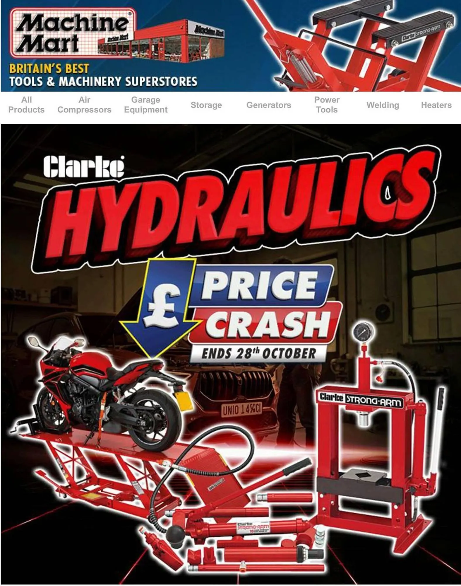 Machine Mart catalogue from 20 October to 9 November 2025 - Catalogue Page 1