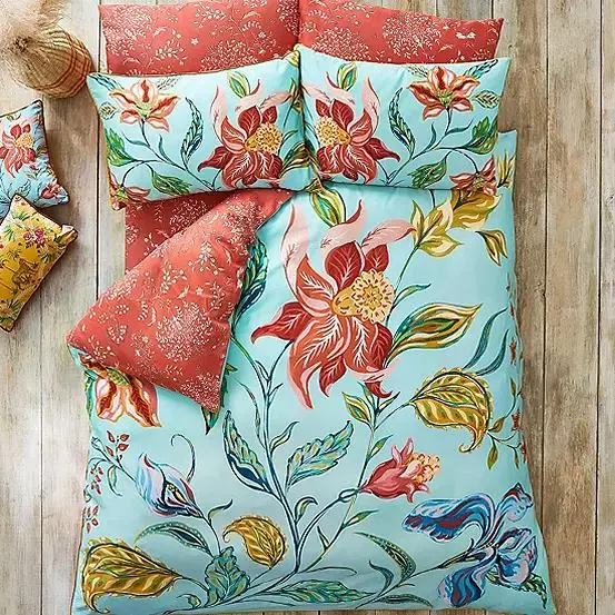 Joe Browns Fantastic Floral 100% Cotton Sateen 200 Thread Count Duvet Cover Set