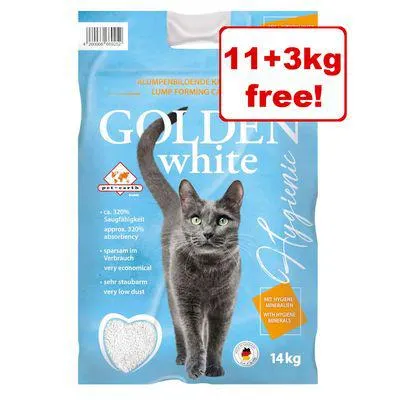 14kg Golden Grey Cat Litter –11kg + 3kg Free!*