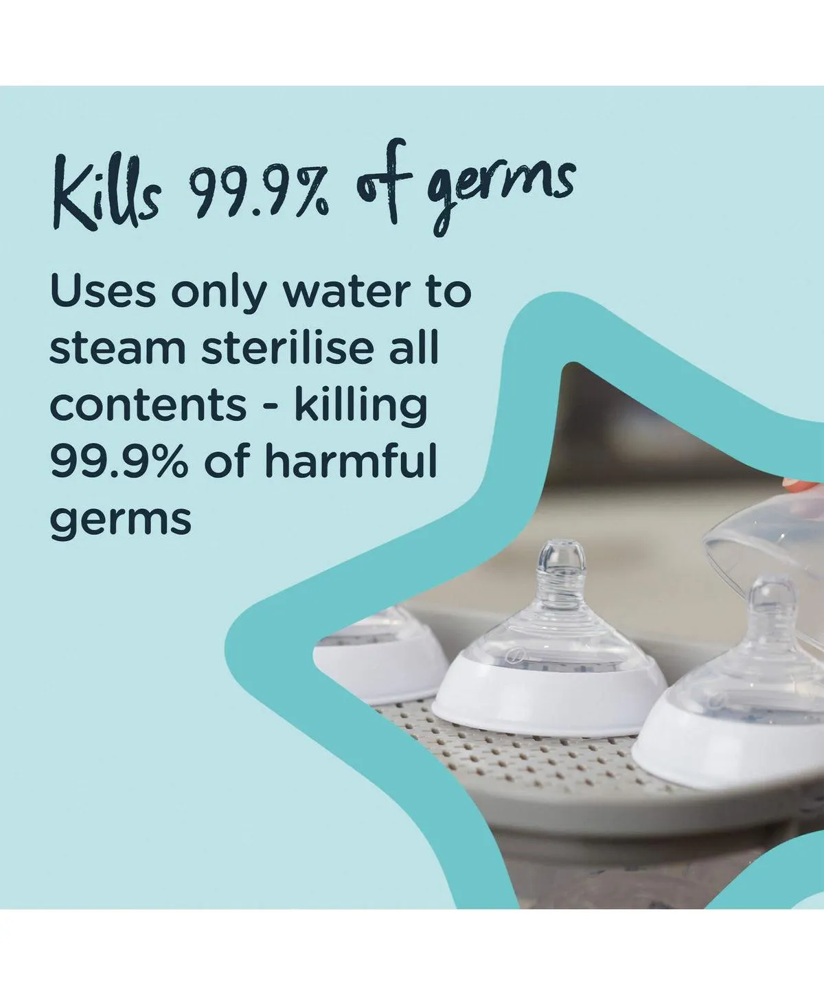 Tommee Tippee Advanced Steam Electric Steriliser - White