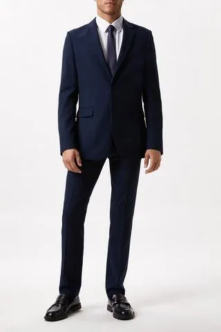 Slim Fit Navy Twill Suit Jacket