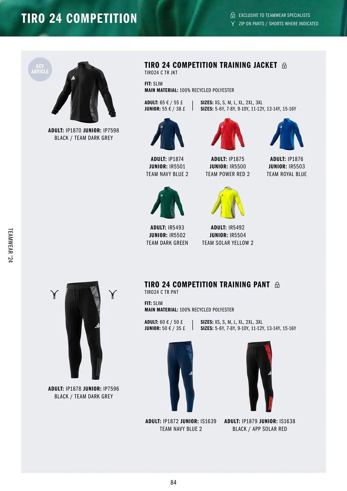 Adidas leaflet from 11 March to 31 December 2024 - Catalogue Page 84