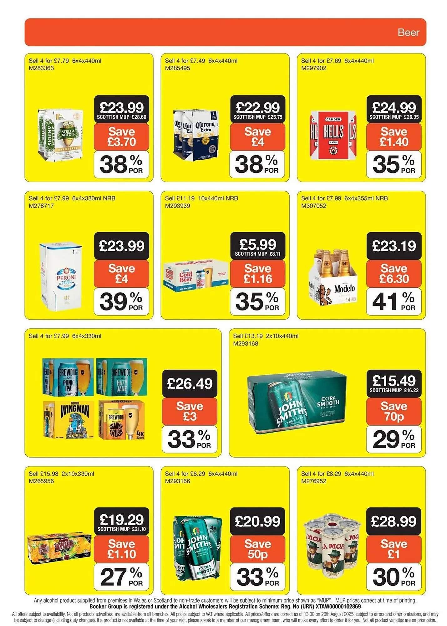 Booker Wholesale brochure from 10 September to 7 October 2025 - Catalogue Page 15