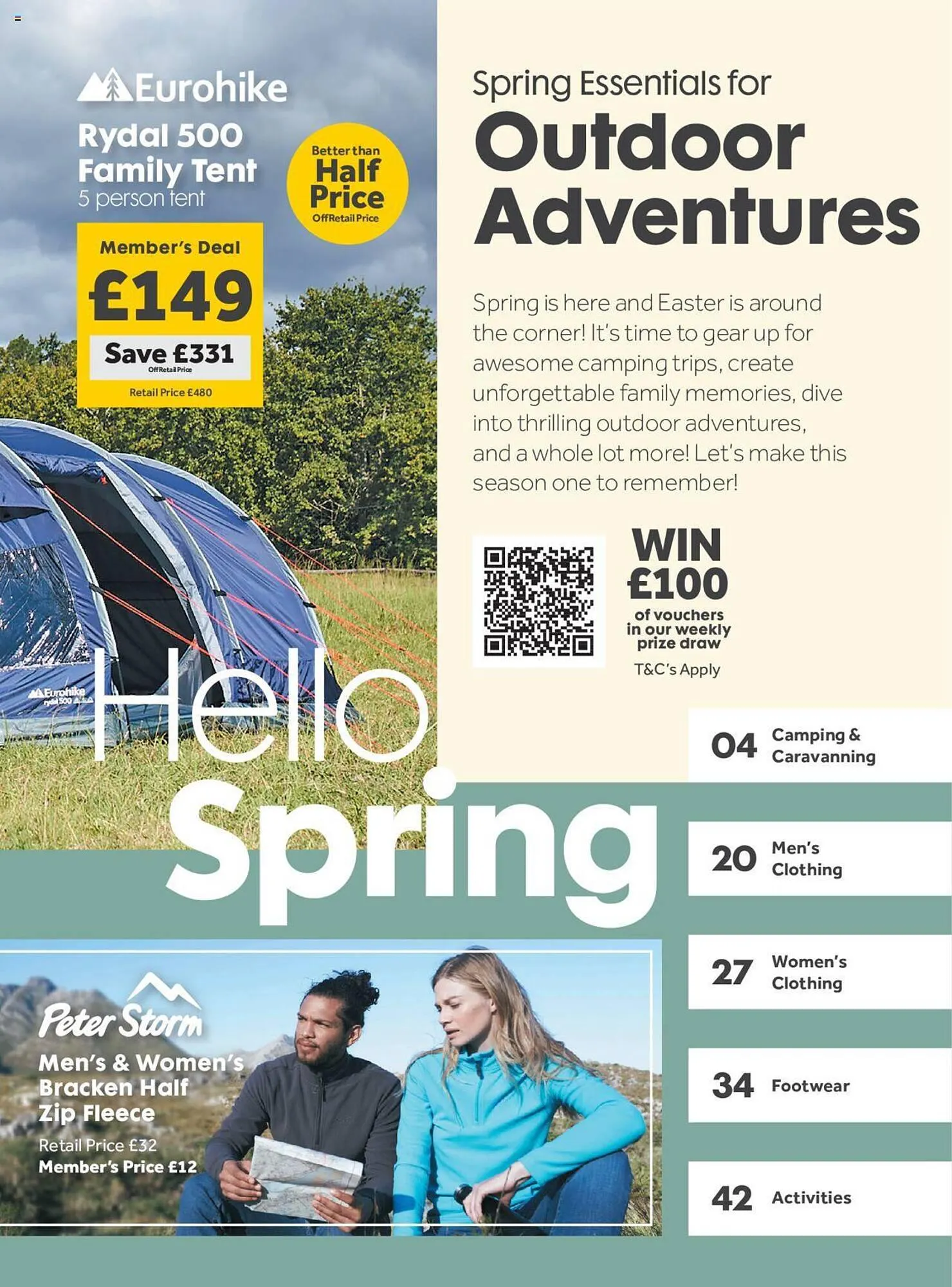 GO Outdoors leaflet from 19 March to 22 April 2024 - Catalogue Page 3