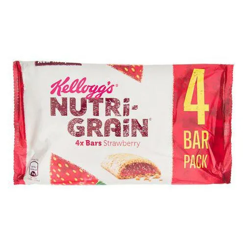4pk Kelloggs Nutrigrain Strawb