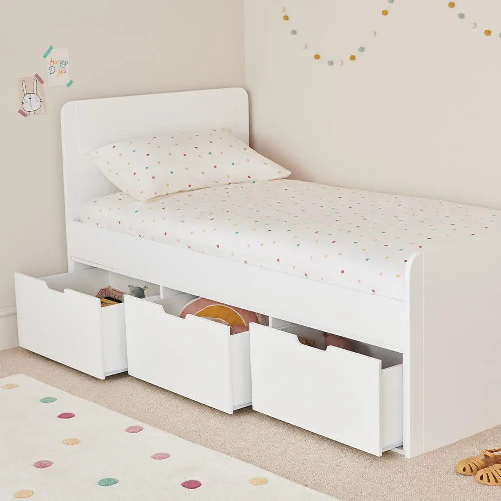 Stowaway Single Storage Bed, 3 Drawer
