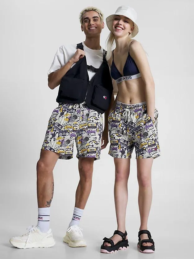 Tommy Jeans x Festival Dual Gender Print Drawstring Shorts