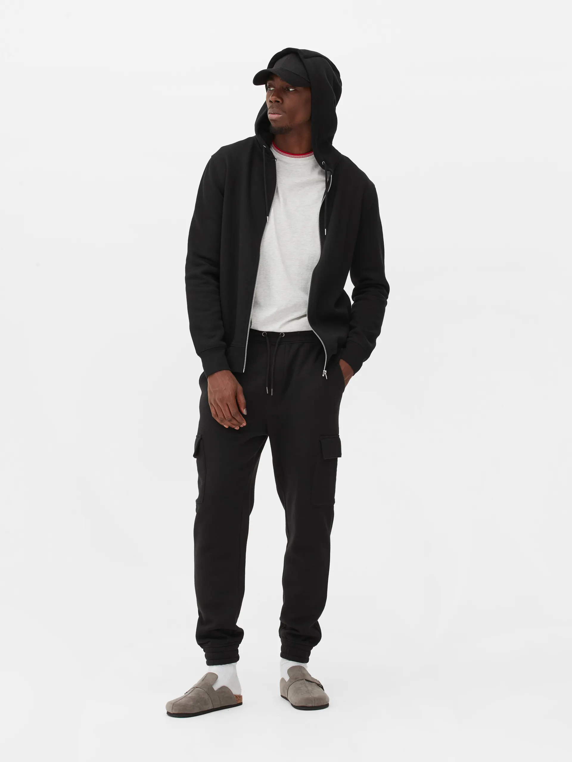 Zip-up Short Sleeve Hoodie