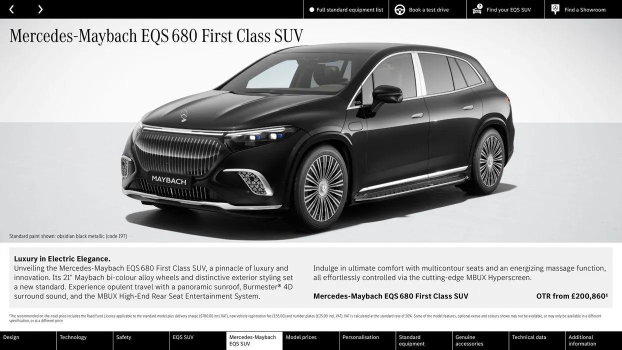 Mercedes Benz New EQS SUV from 22 August to 22 August 2025 - Catalogue Page 32