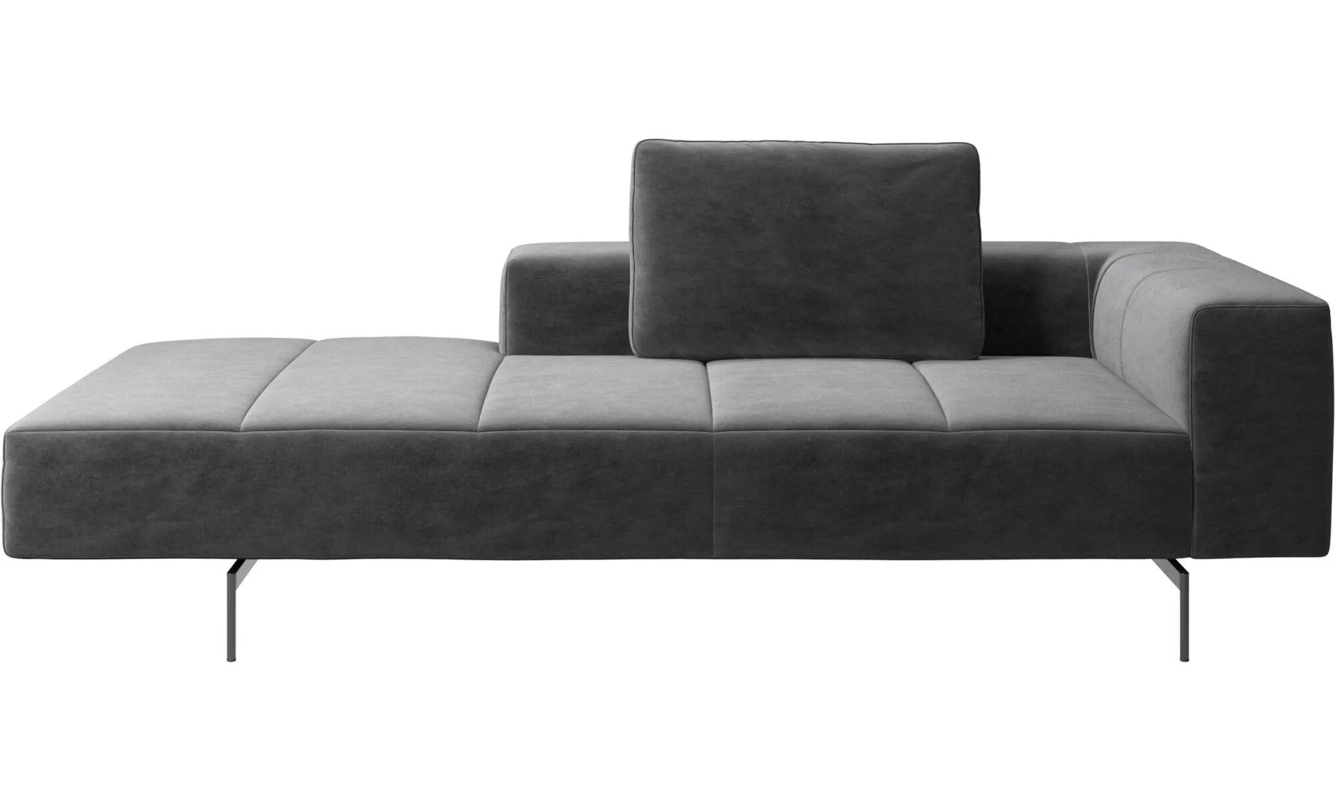 Amsterdam Iounging module for sofa, armrest right, open end left