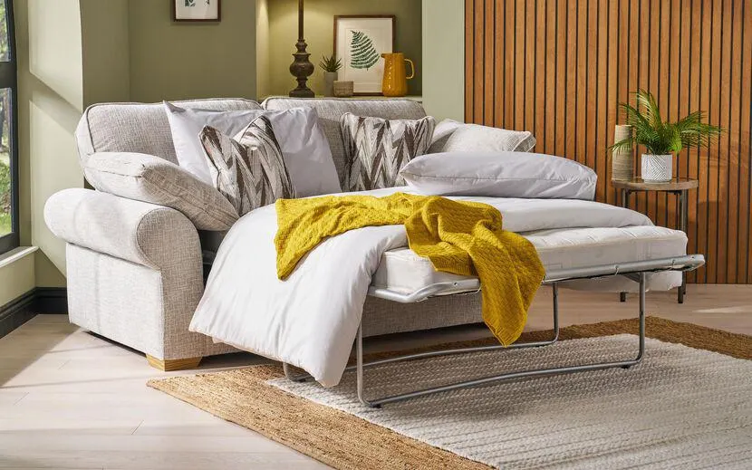 Skylar Fabric 2 Seater Deluxe Sofa Bed