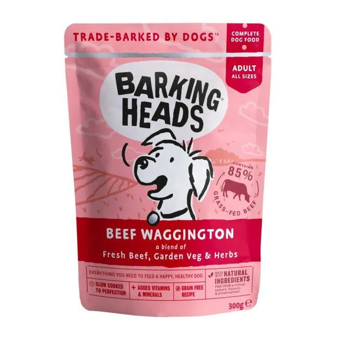 Barking Heads - Beef Waggington Wet 300G
