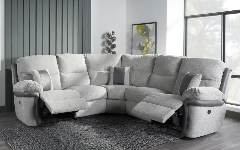 Nevada Fabric 2 Corner 2 Power Recliner