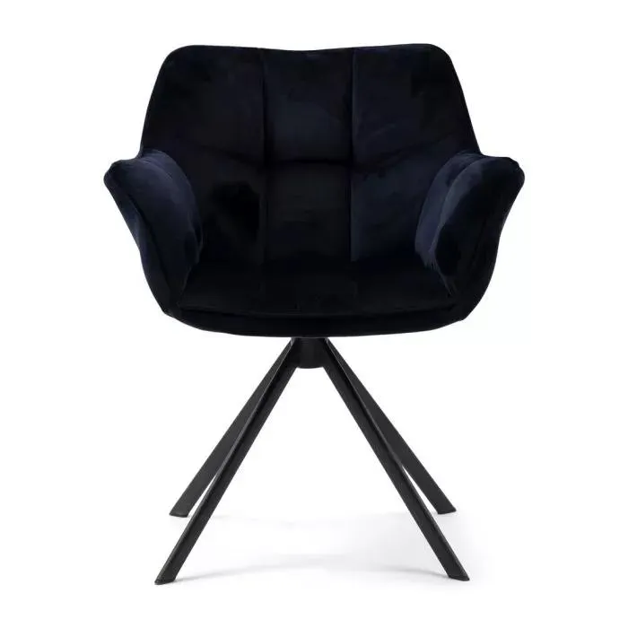 Dining Chair Carnaby, Indigo, Velvet