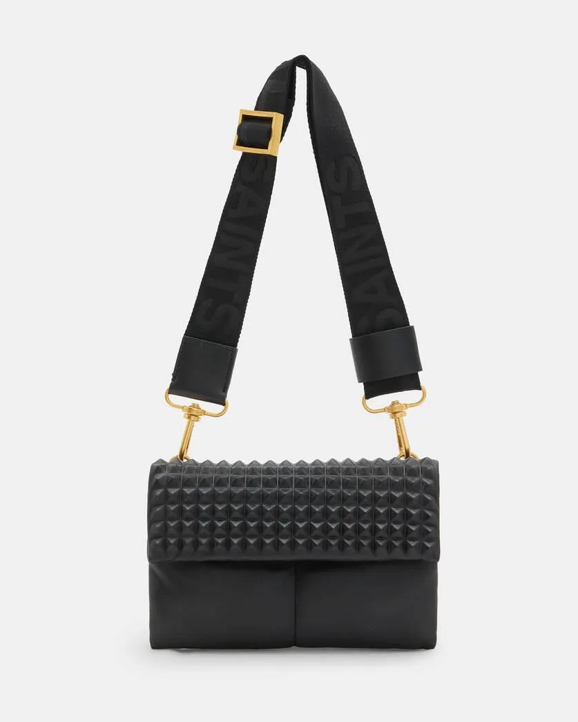 Ezra Studded Leather Crossbody Bag