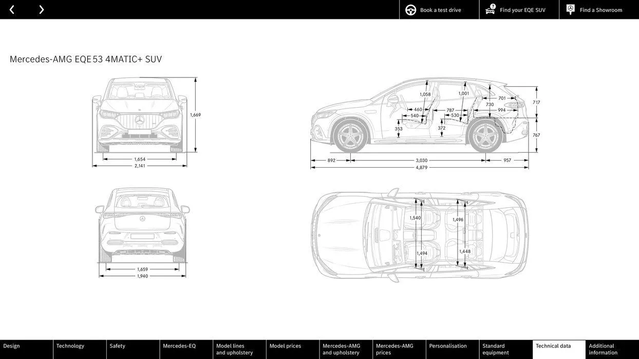 Mercedes Benz New EQE SUV from 14 May to 31 December 2024 - Catalogue Page 63