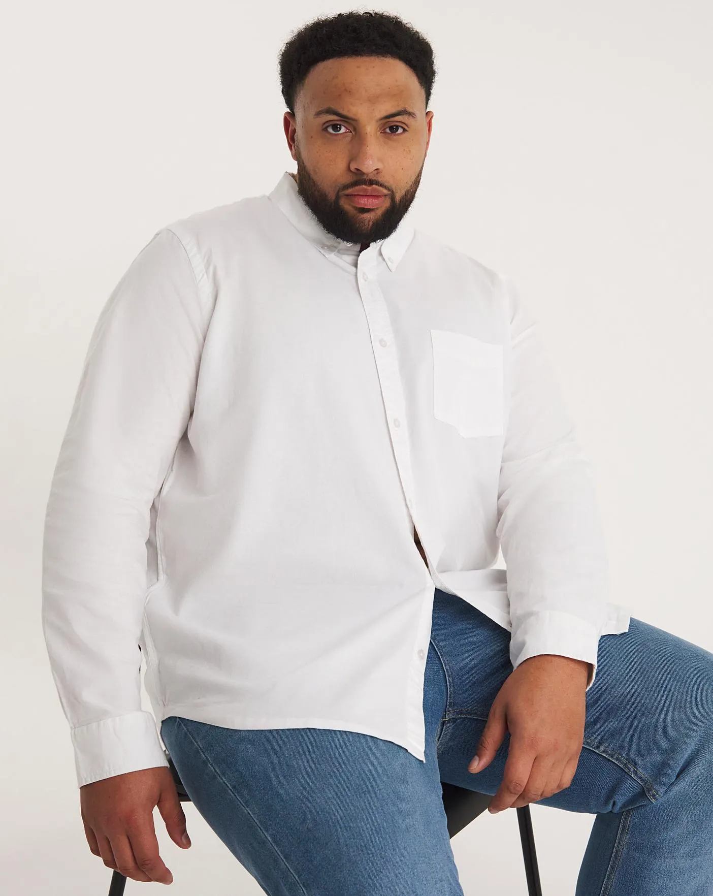 Long Sleeve Oxford Shirt Reg