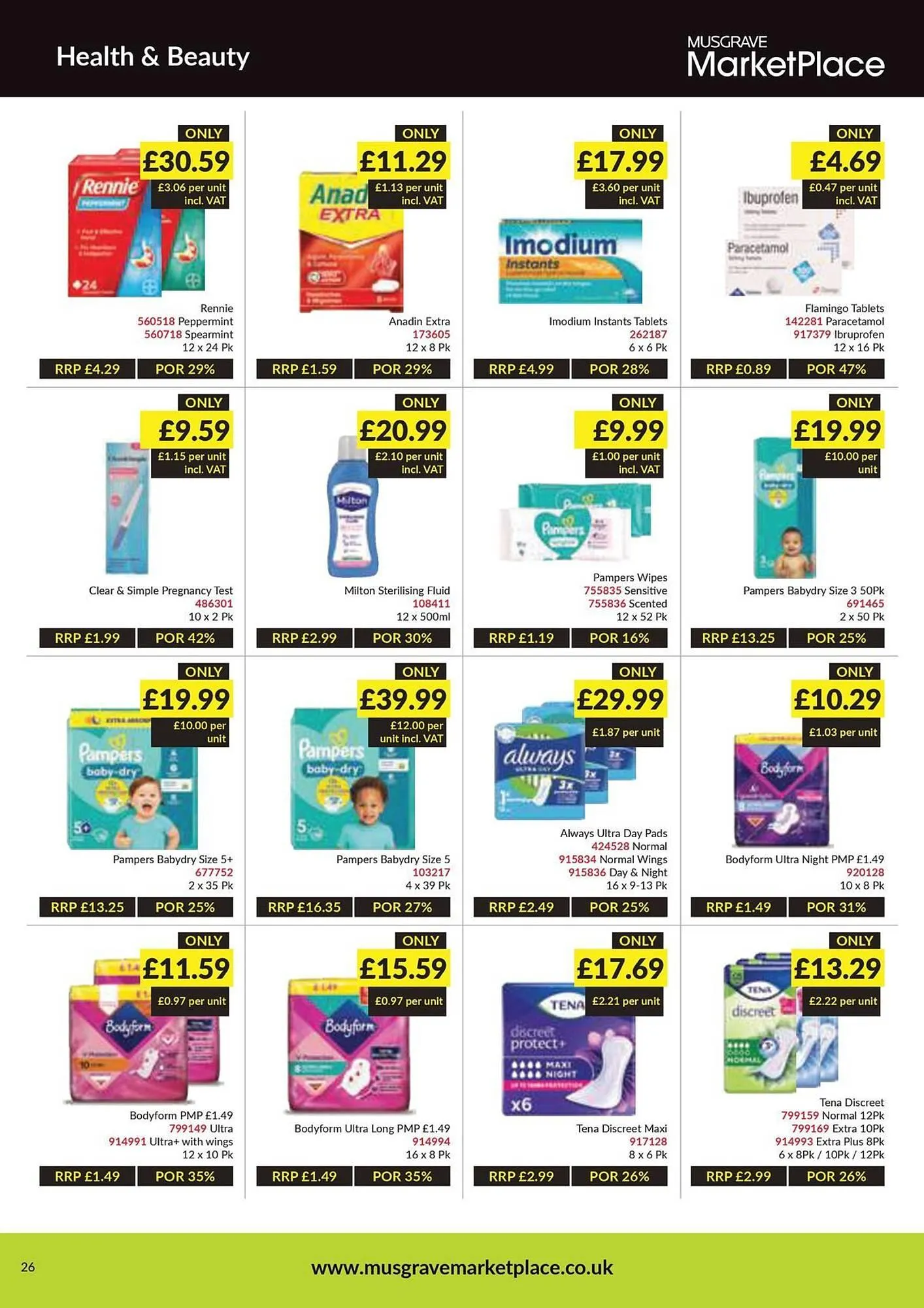 Musgrave MarketPlace leaflet from 14 July to 3 August 2025 - Catalogue Page 26
