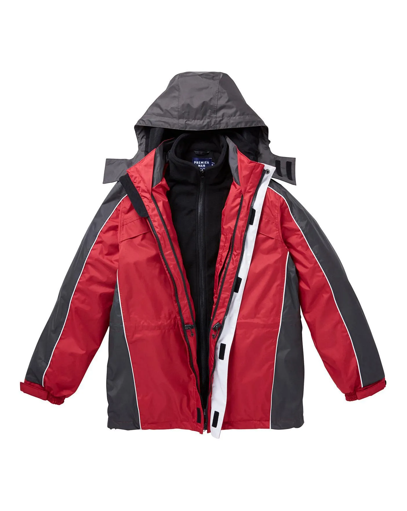 Red 3 in 1 Jacket Regular