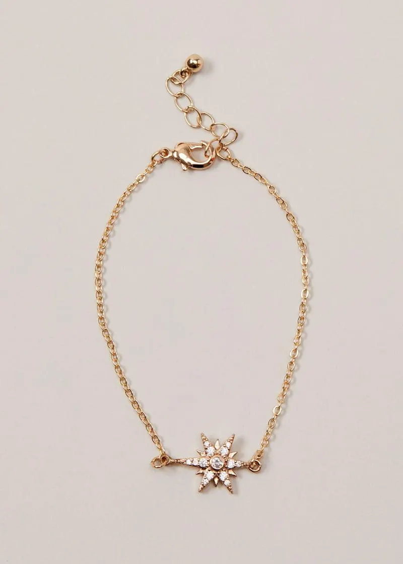 Gold Plated Star Bracelet