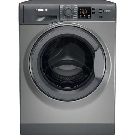 Hotpoint NSWM863CGGUKN 8kg 1600 Spin Washing Machine - Graphite
