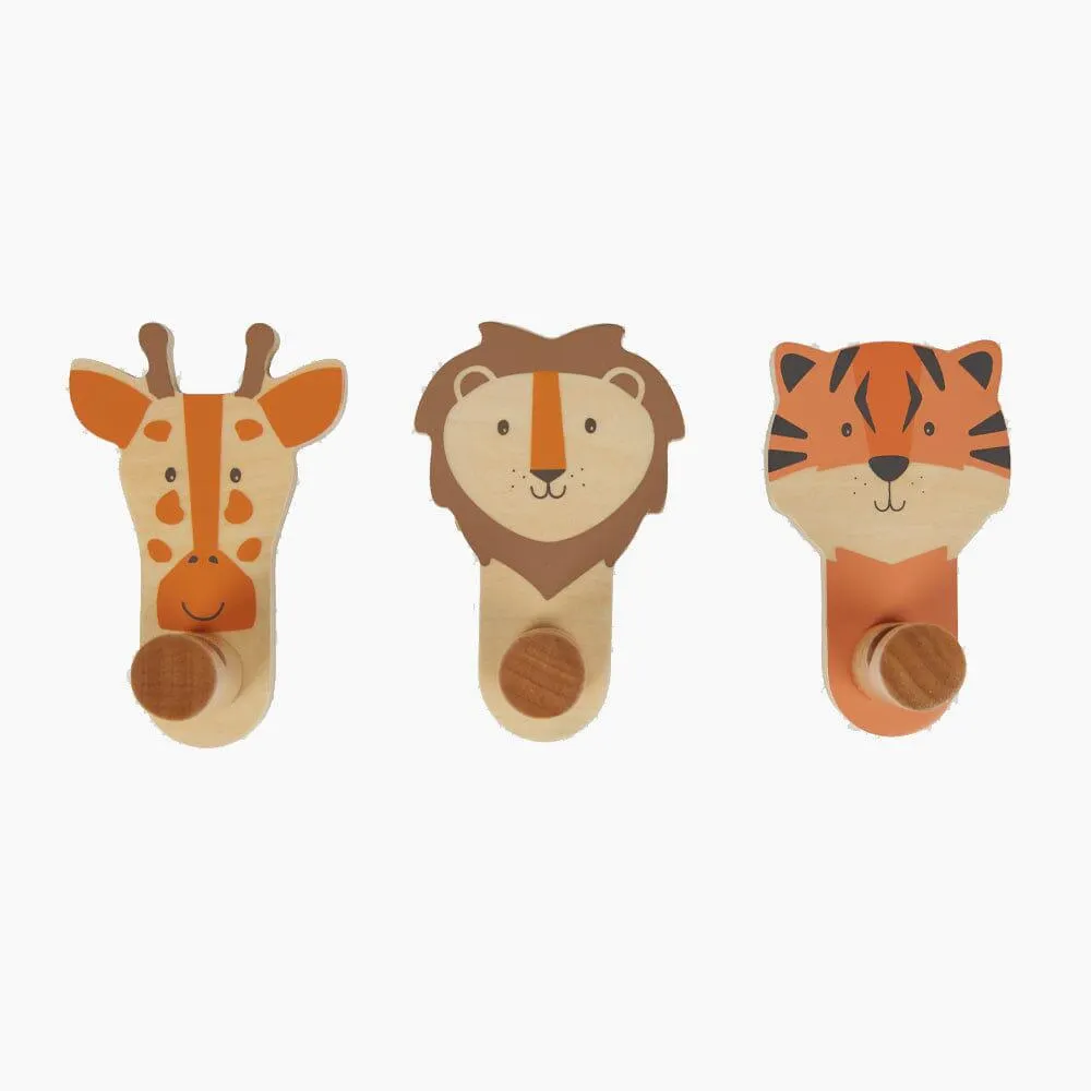 Safari Animal Hooks (Set 3)