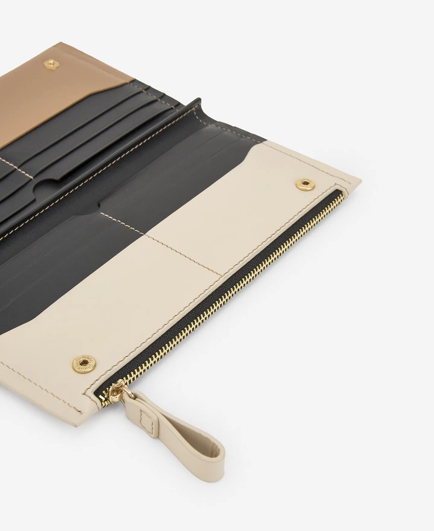 Responsible leather large wallet