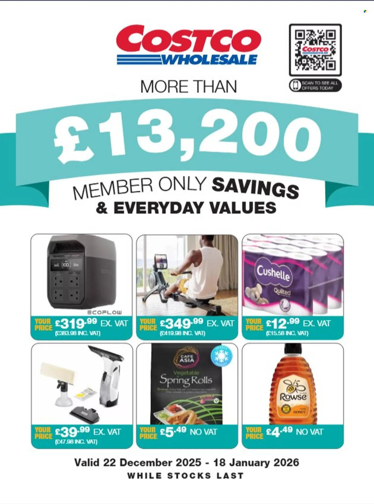 Costco leaflet from 22 December to 18 January 2026 - Catalogue Page 1