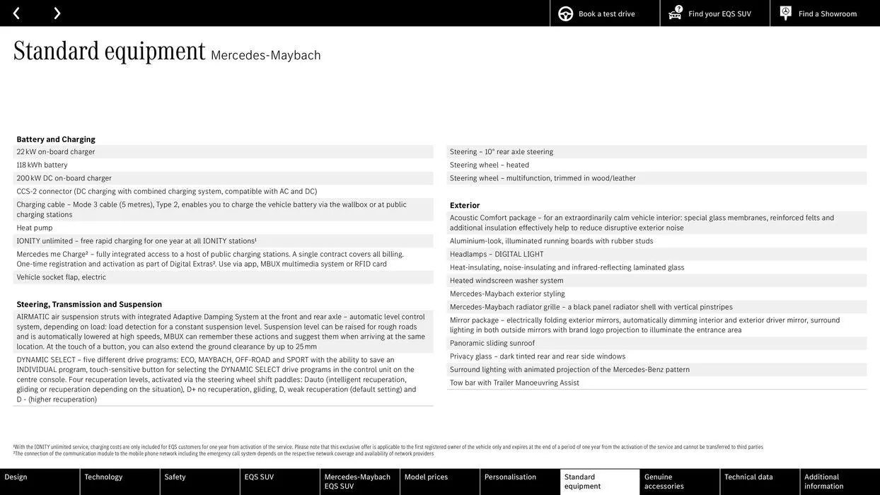 Mercedes Benz New EQS SUV from 22 August to 22 August 2025 - Catalogue Page 47