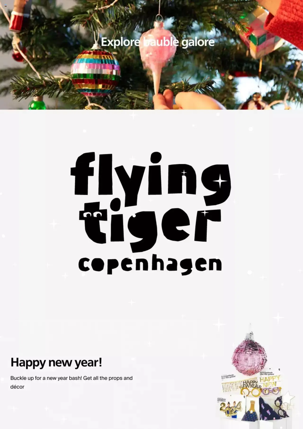 Flying Tiger Copenhagen offers from 8 December to 31 December 2023 - Catalogue Page 1