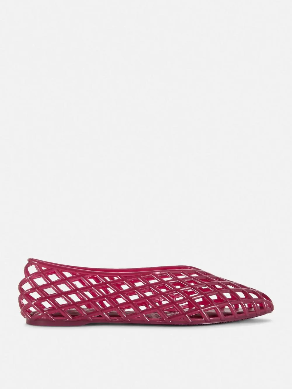 Jelly Diamond Cut Out Flats