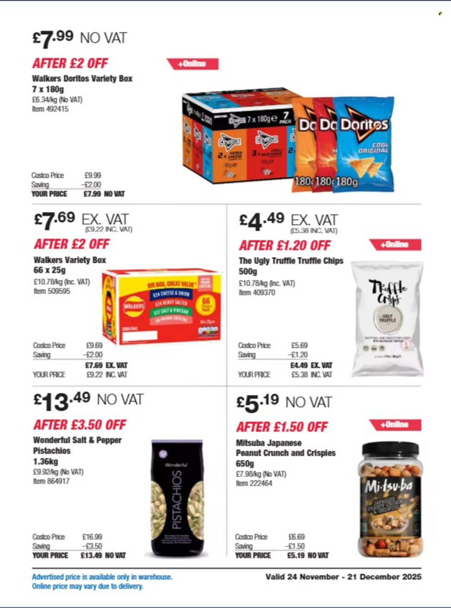 Costco leaflet from 24 November to 21 December 2025 - Catalogue Page 27